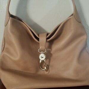 Dooney & Bourke Tan Leather Hobo Bag